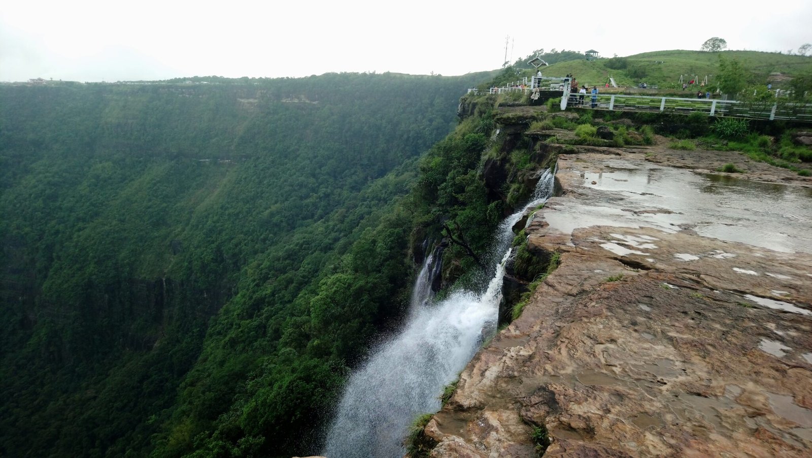 Seven Sister Waterfall Near Cherrapunjee Meghalaya