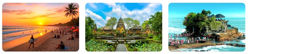 popular destinations